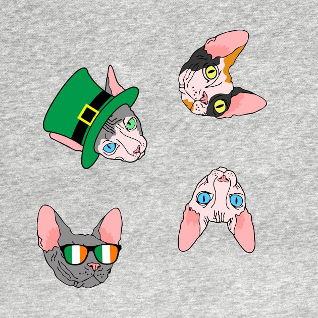 St. Paddy's day Sphynx rick rack by B0red